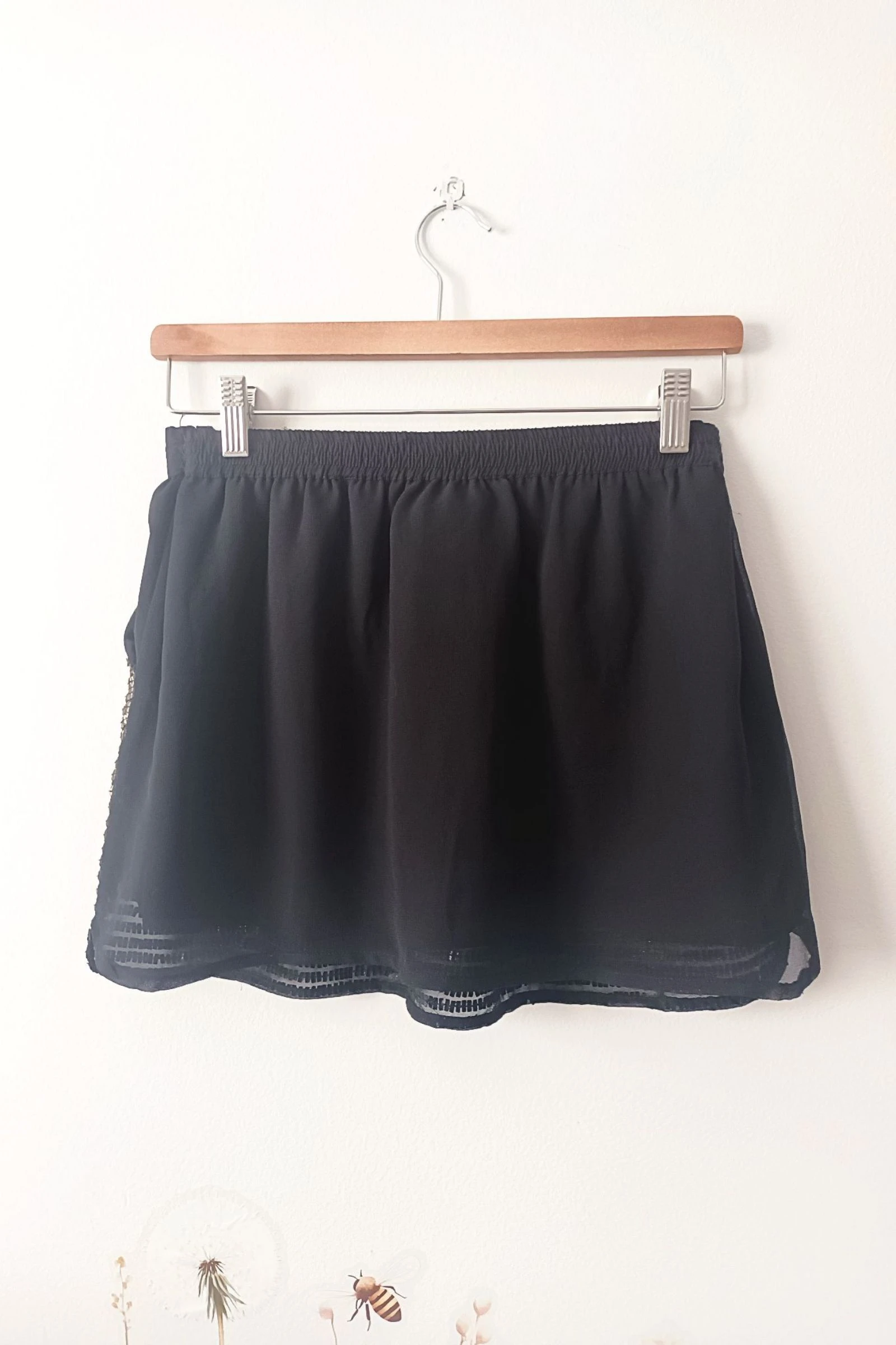 Spectaculaire mini-rok met pailletten en strass T.S – photo 3
